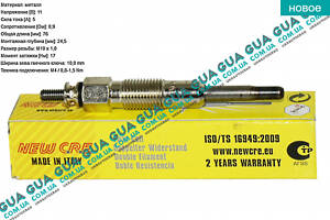 Свеча накала 11V GX79 Peugeot / ПЕЖО BOXER II 2002-2006 / БОКСЕР 2 02-06, Iveco / ИВЕКО DAILY II 1989-1999 / ДЭЙЛИ Е2 89