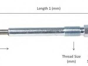 Свеча накаливания для моделей: ALFA ROMEO (145, 146,156,166,156), FIAT (BRAVA,BRAVO,MAREA,MAREA,MULTIPLA,DUCATO,DUCATO)