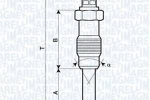 Свеча накаливания для моделей: ALFA ROMEO (AR, AR,AR), ARO (240-244), AUDI (80,80,100,100,100,100,80,100,80,100,90,90,A