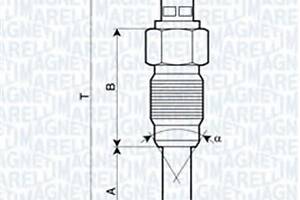 Свеча накаливания для моделей: AUDI (80, 80,100,100,100,100,80,100,80,100,90,90,A4,A6,CABRIOLET,A3,A6,A6,A6,A4,A4,A4),