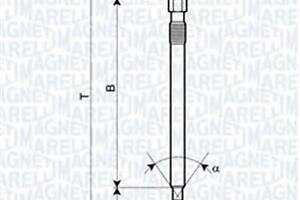 Свеча накаливания  для моделей: CHRYSLER (300-C, 300-C), JEEP (GRAND-CHEROKEE,COMMANDER), MERCEDES-BENZ (C-CLASS,C-CLASS