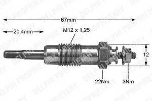 Свеча накаливания для моделей: CITROËN (AX), FORD (SIERRA,SIERRA,SIERRA,MONDEO,MONDEO,ESCORT,ESCORT,ESCORT,ESCORT,ESCO