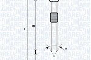 Свеча накаливания для моделей: CITROËN (C5, C5,JUMPER,C8,JUMPER,C4,C4,C5,C5,JUMPY,JUMPY,C5,C5), FIAT (ULYSSE,SCUDO,SCUD