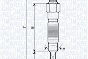 Свеча накаливания для моделей: HYUNDAI (H-1, TERRACAN,GALLOPER), KIA (K2500,PREGIO), MITSUBISHI (L-300,LANCER,SPACE-WAG