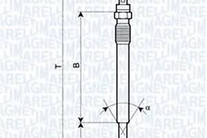 Свеча накаливания  для моделей: OPEL (OMEGA, VECTRA,VECTRA,VECTRA,SINTRA,ASTRA,ASTRA,OMEGA,ASTRA,FRONTERA,ZAFIRA,ASTRA),