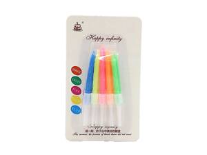 Свічки (свічка) для торта набір 10 шт Happy birthday блістер 9292