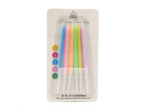 Свічки (свічка) для торта набір 6 шт Happy birthday блістер 9304