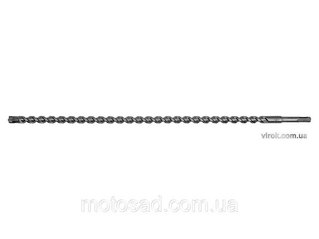 Свердло по залізобетону YATO : SDS+ Premium, 'Х'-тип, Ø= 16 х 600 мм, 4 різальні пруги [10/40] - Фото 1