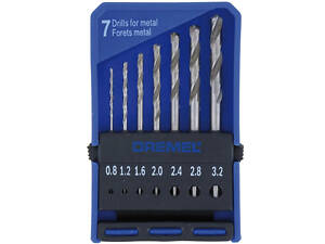 Набір свердел по м'якому металу та дереву Dremel 628 7 шт.