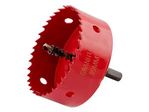 Сверло корончатое Granite 89 мм биметаллическое (6-09-089)