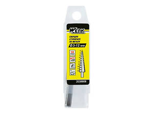 Сверло ступенчатое по металлу Werk 88826 3-12 мм