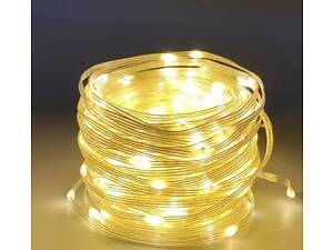 Светодиодная гирлянда уличная Большие капли росы 300 LED СС18200-T300 30 м желтая