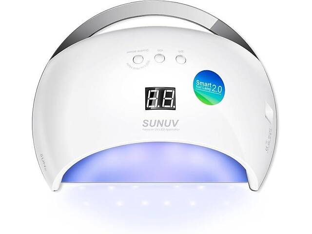 Светодиодная лампа для ногтей SUN6, 2 в 1 Led/ Uv 2.0 для низкоцветного гель-лака для ногтей,