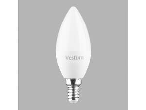 Світлодіодна лампа LED Vestum C-37 E14 1-VS-1303 6 Вт