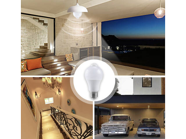 Светодиодная лампа с датчиком движения 5511 20W - Фото 2