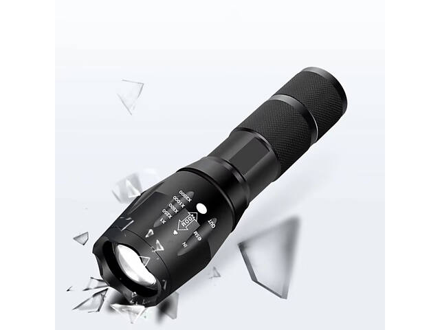 Світлодіодний ручний ліхтар 2в1 червоне і біле світло №2150 - Фото 5