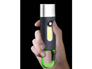 Светодиодный ручной походной фонарь брелок для кемпинга Аlloet №2061