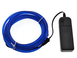 Світлодіодна стрічка RESTEQ у вигляді гнучкого дроту довжиною 5м — LED неонове світло з контролером, декоративне підсвічування для