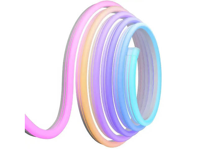 Світлодіодна неонова USB-стрічка з керуванням від телефона SFK-11 Bluetooth Гнучка світлодіодна стрічка RGB 5 м - Фото 6