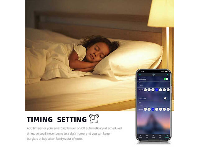 Світлодіодна RGB лампочка Smart bulb light 1 with Bluetooth E27 with app White - Фото 4