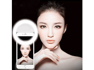 Світлодіодне кільце для селфи Primo XJ-01 Selfie підсвічування - White