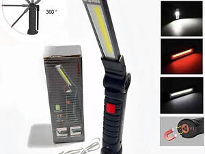 Светодиодный фонарь кемпинг LED COB BL-W52 магнит, крючок