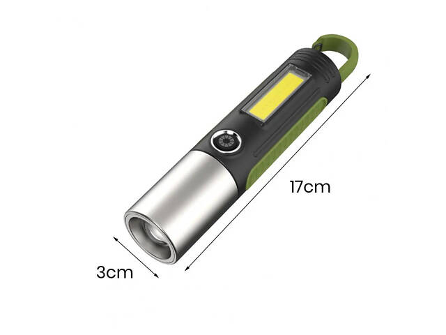 Світлодіодний ручний ліхтар з абажуром для кемпінгу Alloet No2037 - Фото 2