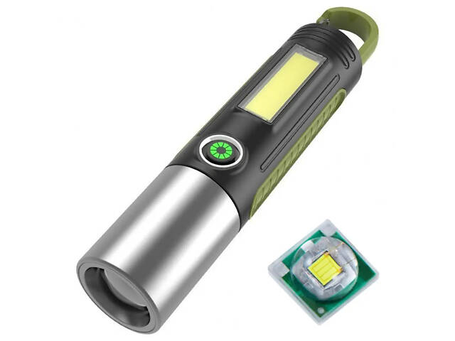 Світлодіодний ручний ліхтар з абажуром для кемпінгу Alloet No2037 - Фото 4