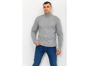 Свитер мужской однотонный, цвет серый, 161R1770