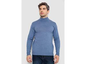 Свитер мужской однотонный, цвет темно-голубой, 161R1770