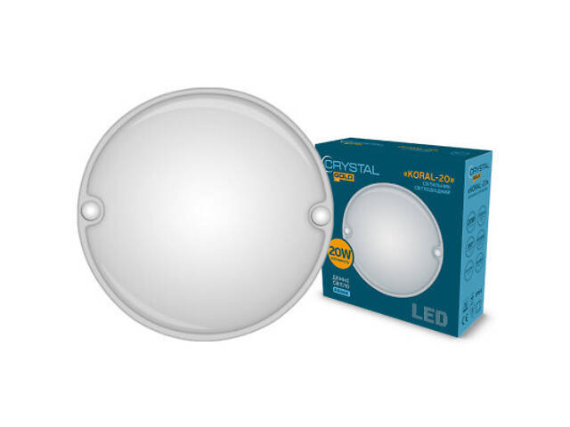 Світильник CRYSTAL KORAL- 20W 6500K ip54 (DNL-031) - Фото 1