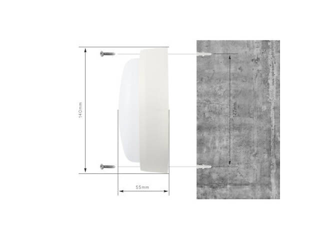 Світильник Delux WC-1 12 Вт 5000K IP54 (90021161) - Фото 3