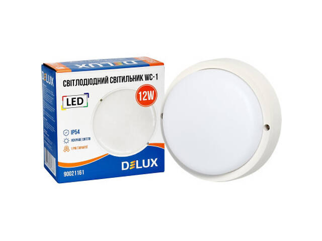 Світильник Delux WC-1 12 Вт 5000K IP54 (90021161) - Фото 2