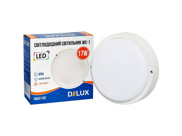 Світильник Delux WC-1 17 Вт 5000K IP54 (90021162) - Фото 2