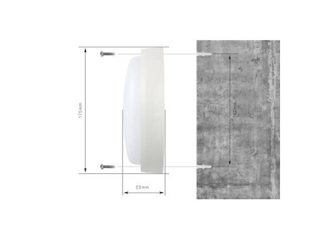 Світильник Delux WC-1 17 Вт 5000K IP54 (90021162) - Фото 3