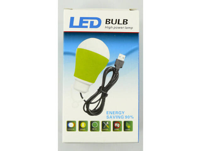 Світильник Dengos LED-BULB-5V5W-GREEN - Фото 1