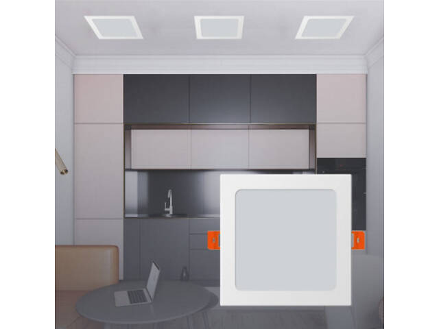 Світильник Electrum QUADRO-18W 4000K (B-LD-0741) - Фото 3