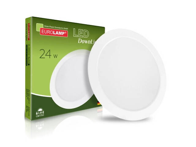 Світильник Eurolamp Downlight NEW 24W 2150Lm 4000K (LED-DLR-24/4(new)) - Фото 1