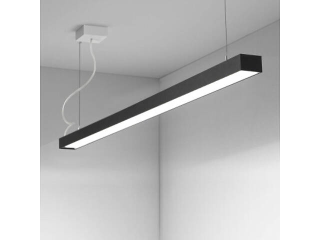 Светильник Євросвітло Sign-30 підвісний лінійний на тросах 30Вт 4200К чорний - Фото 3