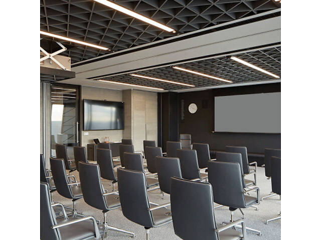 Светильник Євросвітло Sign-30 підвісний лінійний на тросах 30Вт 4200К чорний - Фото 4