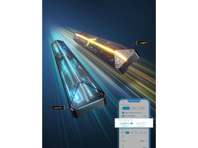 Світильник Govee H1063 Gaming Wall Light Expansion Kit, 2шт, RGBIC, Wi-Fi/Bluetooth, Purple (H10630A5) - Фото 5