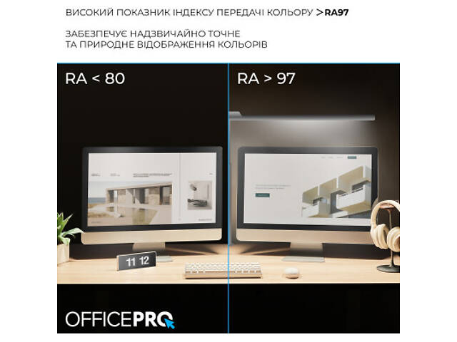 Світильник OfficePro LED лампа на монітор SL210W (SL210W) - Фото 6