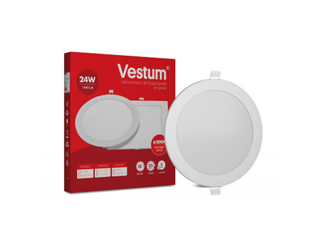 Світильник Vestum LED 24W 6000K 220V (1-VS-5106) - Фото 1