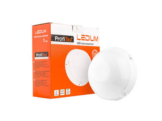 Світильник Vestum Profitec LED 12W 1200Lm 4500K IP20 (PRFLGH 14.101-1) - Фото 1