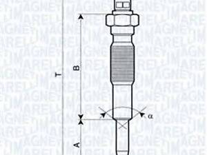 Свічка розжарювання MAGNETI MARELLI 062900063304 на MAZDA ETUDE III Наклонная задняя часть (BF)