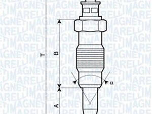 Свеча накаливания MAGNETI MARELLI 62900008304