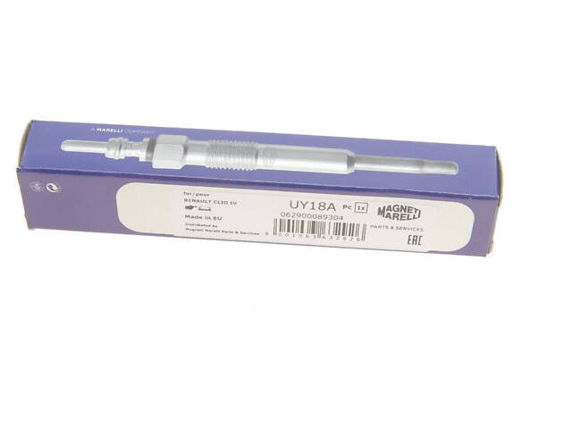 Свічка розжарювання RENAULT Kangoo 1,5dCi 09-, DACIA Logan 1,5dCi 10-, NISSAN MAGNETI MARELLI 062900089304 Renault Sceni - Фото 4