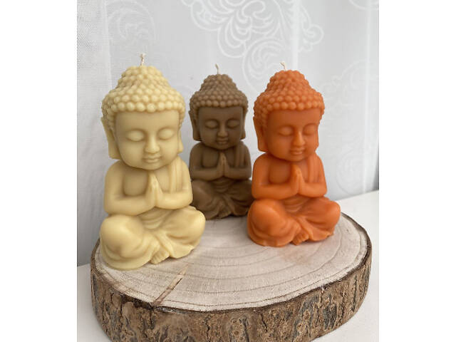 Свічка ручної роботи Будда - Фото 1