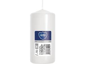 Свічка столова циліндр Bispol AURA Candles sw50_100_090 Білий