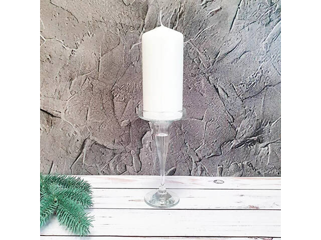 Свічка столова циліндр Bispol AURA Candles sw60/100-090 Білий - Фото 6